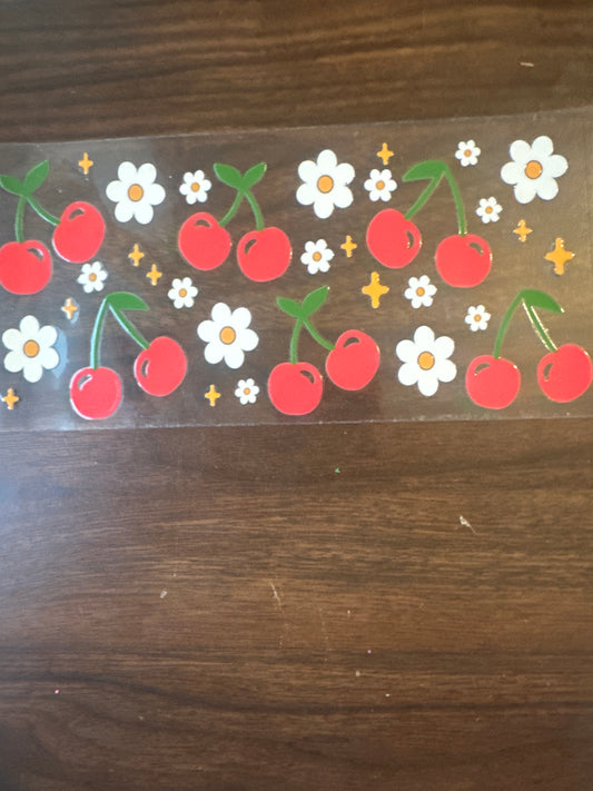 Cherry and flowers