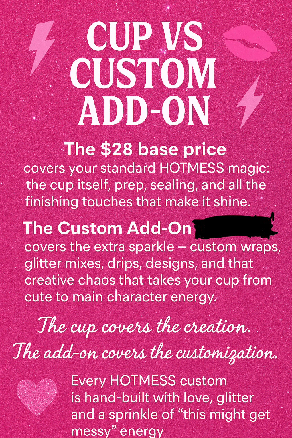 HOTMESS Custom Add-Ons ๐ (Because Basic Ainโt in Our Vocabulary)โ