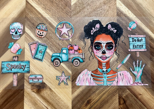 Fall sugar skull
