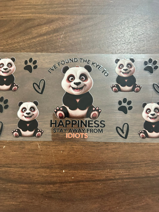 Panda key to happiness