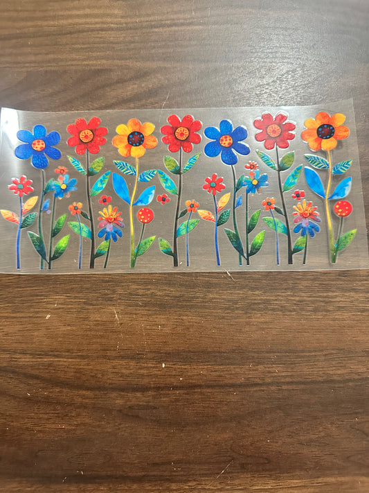 Multi color flowers