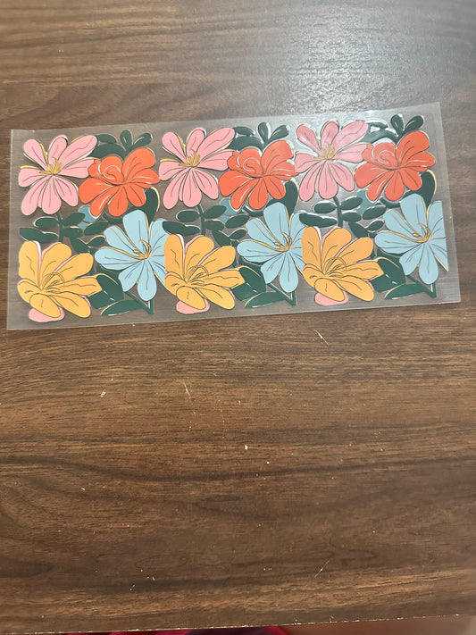 Colored flowers