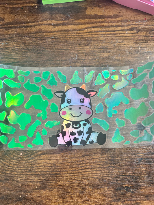 Green halo cow