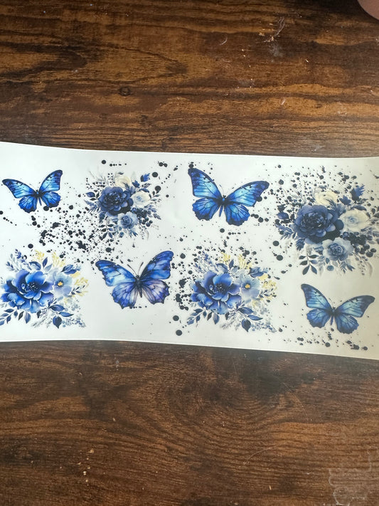 Blue butterflies