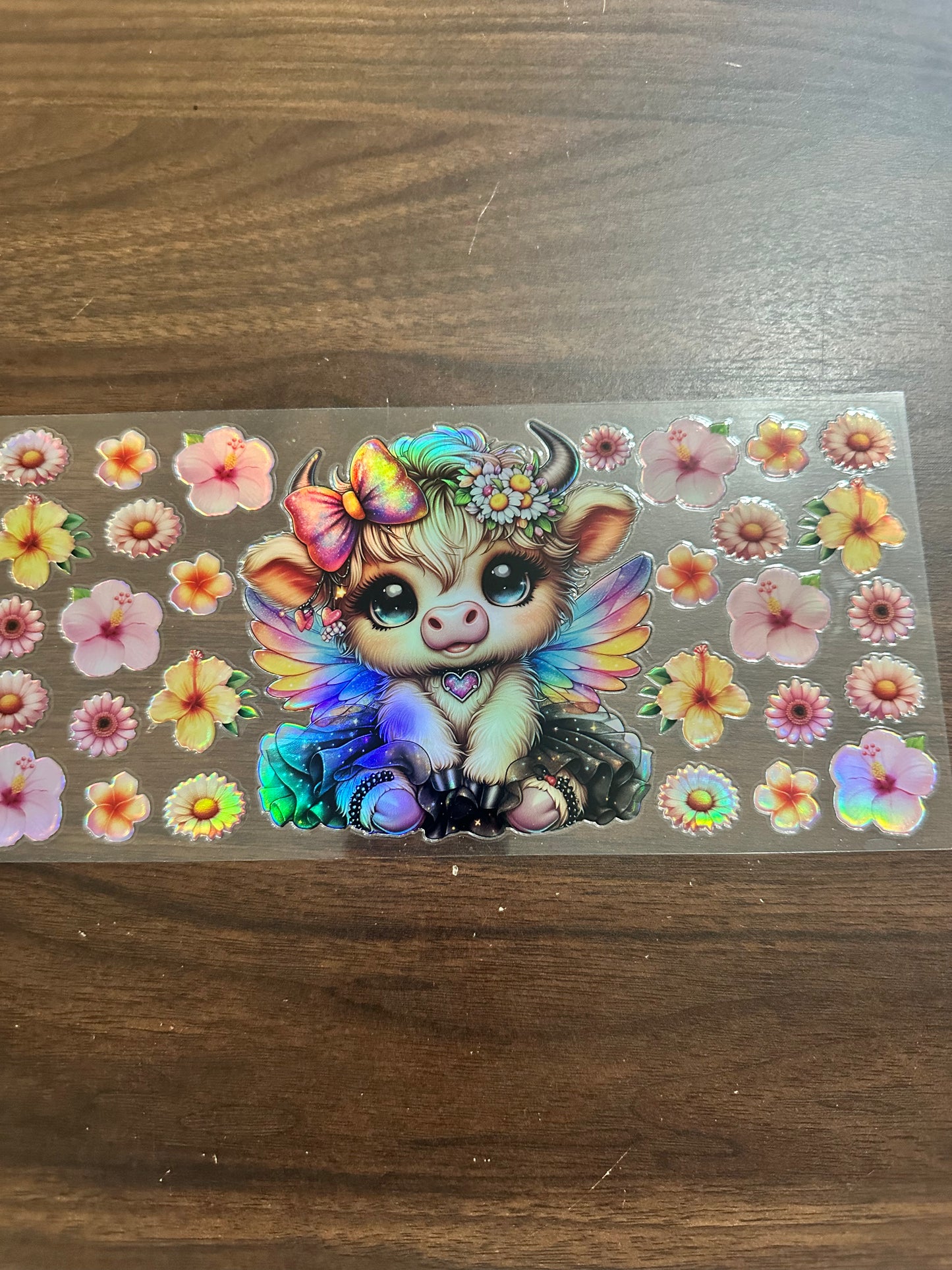 Holographic, cow and tutu
