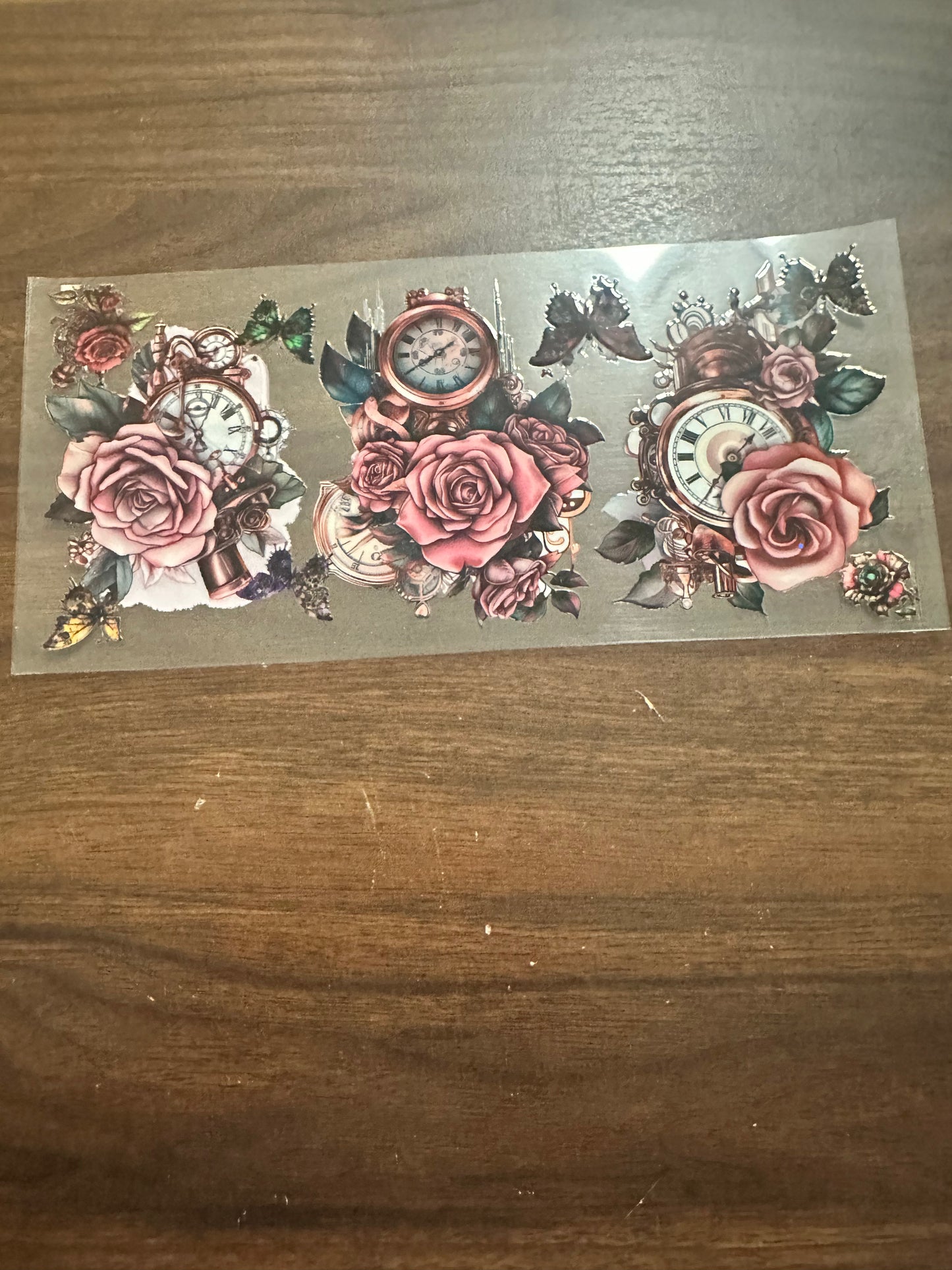 Flowers and clocks