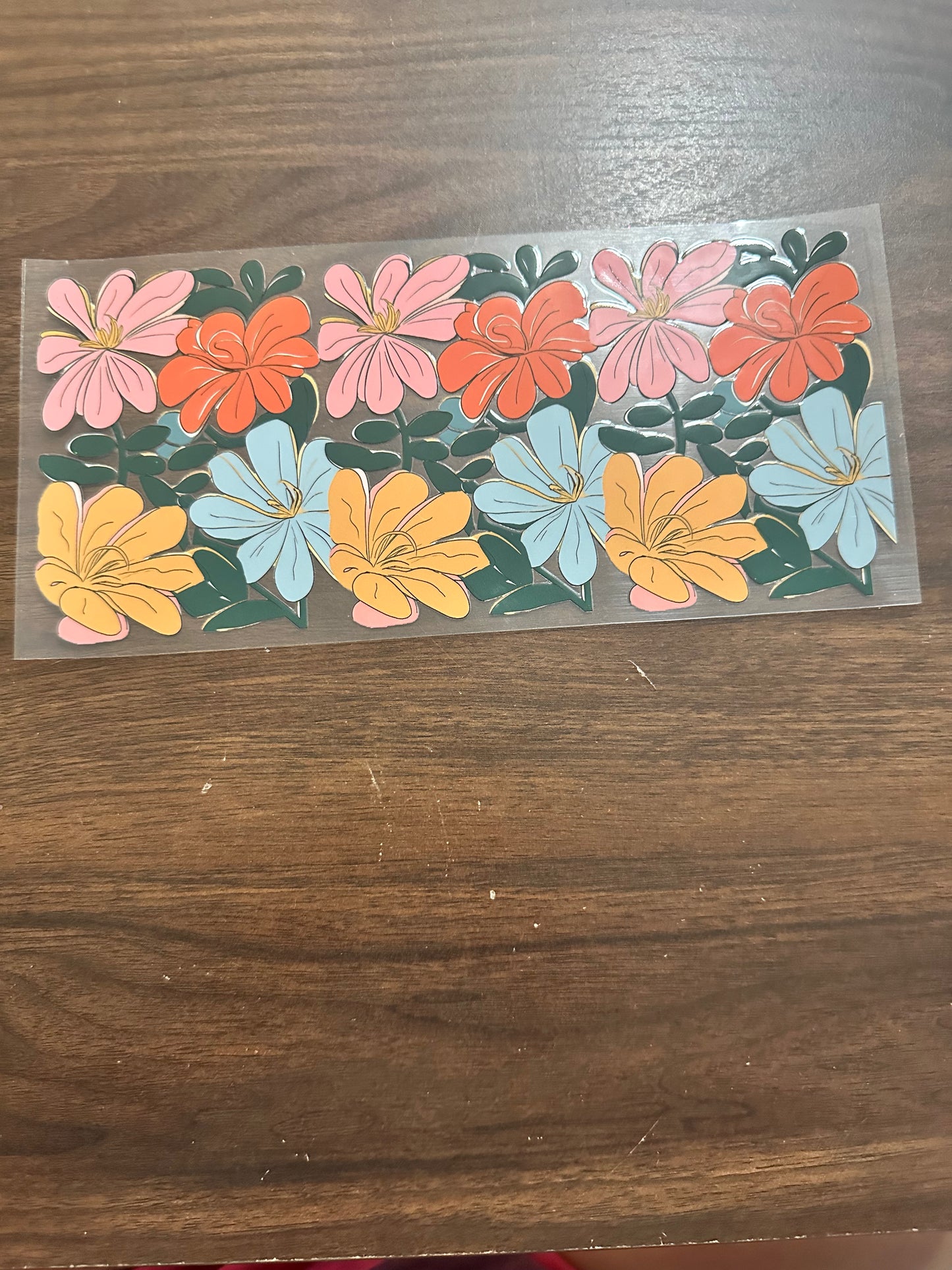 Colored flowers