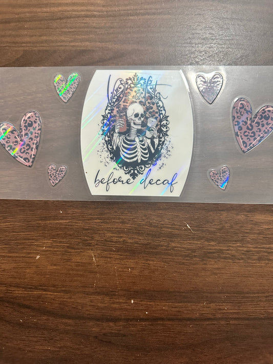 Holographic Death before decaf