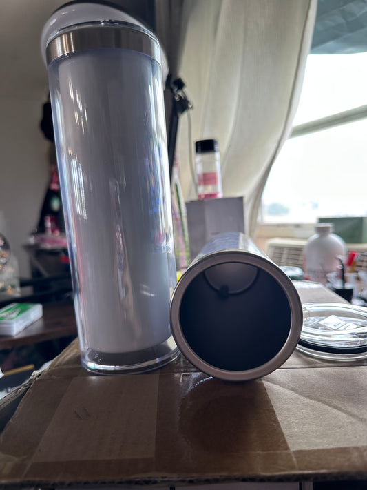 stainless steal snow globe 20oz