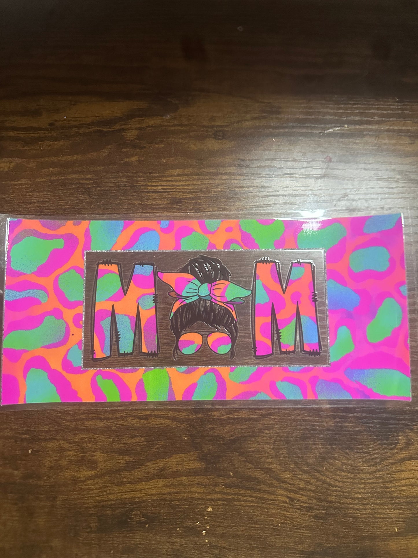Neon print mom